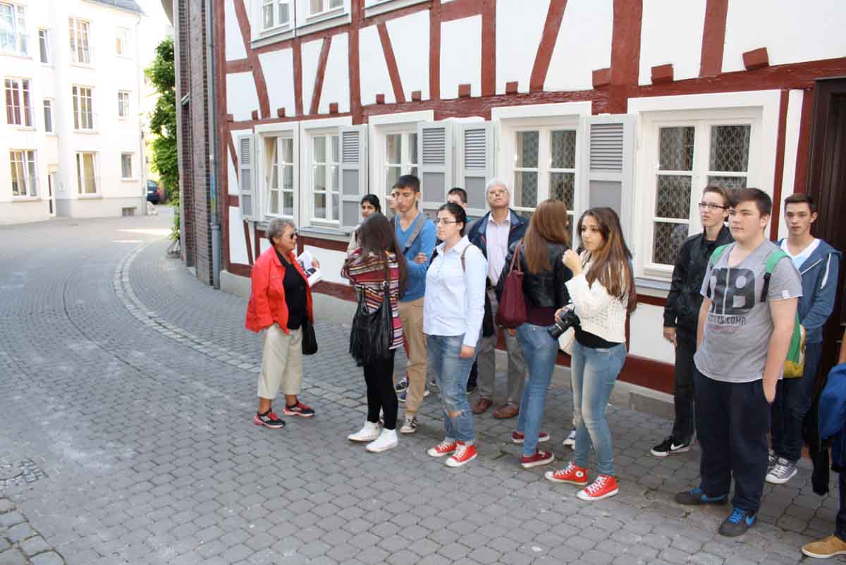 WdE-Gruppenführung Gesamtschule Pohlheim am 24.09.2013