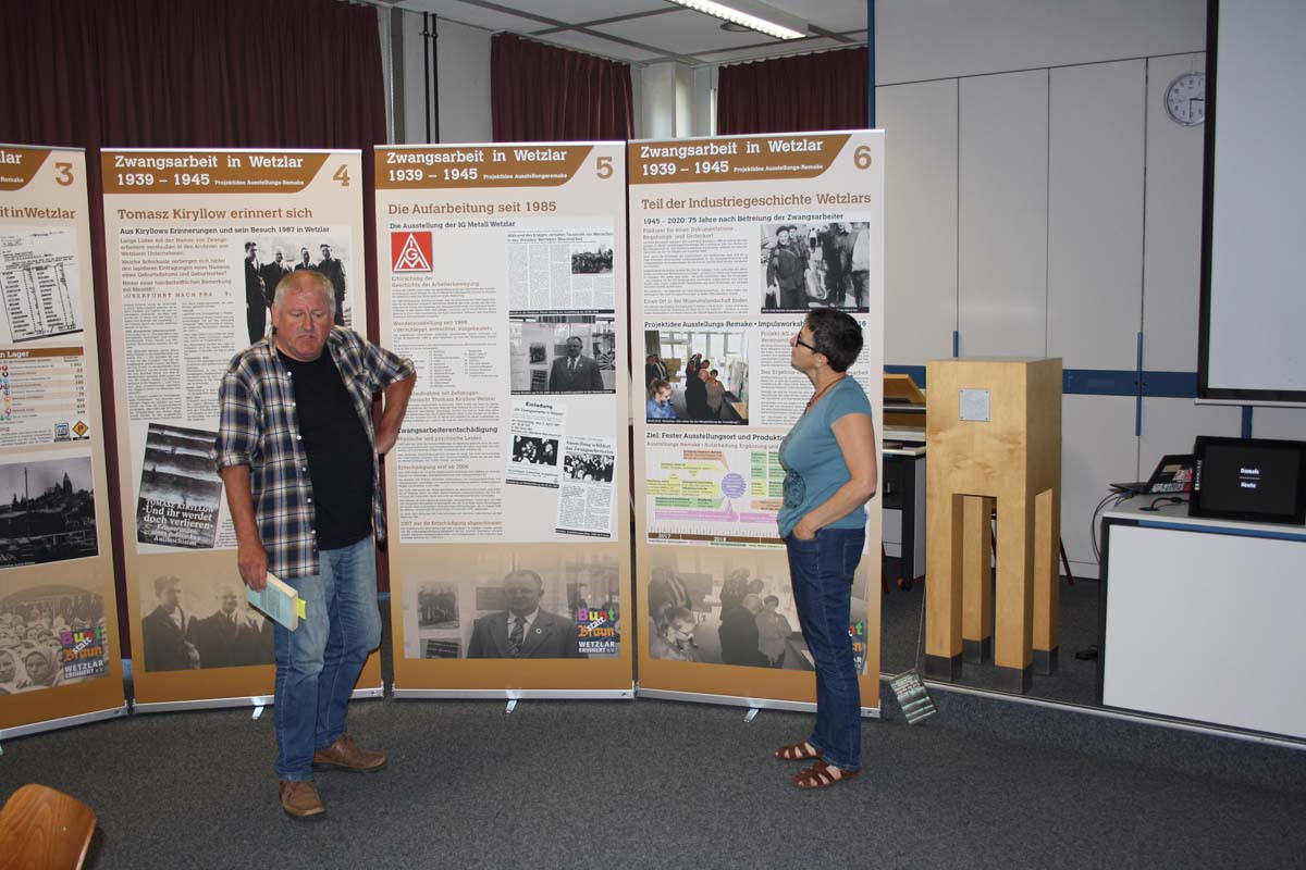 Präsentation Ausstellungsprojekt Zwangsarbeit 2017-06-12 W-v-Siemens-Sch
