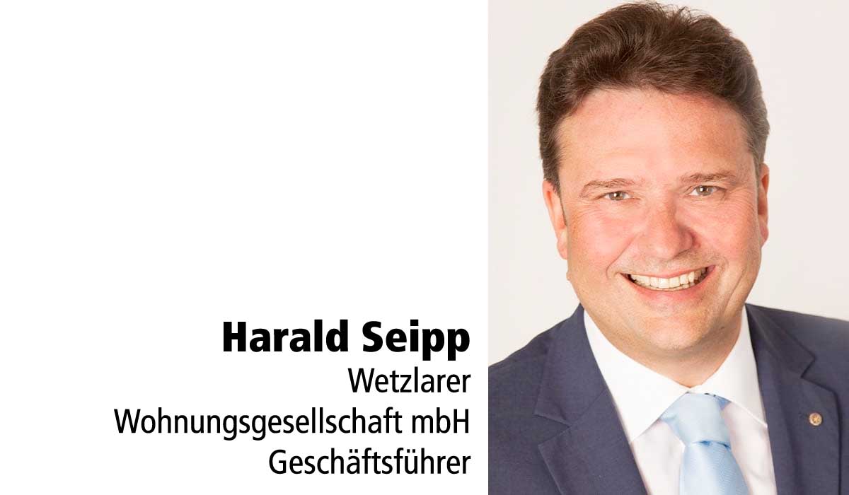 Tafelstifter Harald Seipp WWG-Geschäftsführer