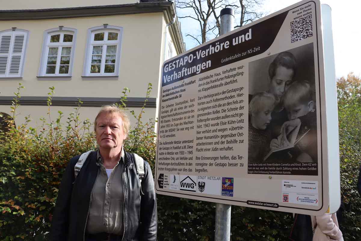 27.10.2021 Gedenktafelenthüllung Gestapo Verhörstelle im Aldefeldschen Haus