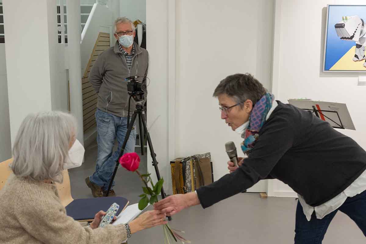 Dr. Eva Umlauf am 11.11.2021 Wetzlar Stadtbibliothek