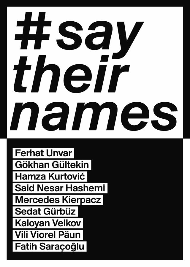 Mahnwache am 19.02.2021 #say ther Names