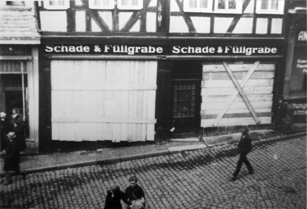 Plünderung der Geschäfte in Wetzlar November 1923