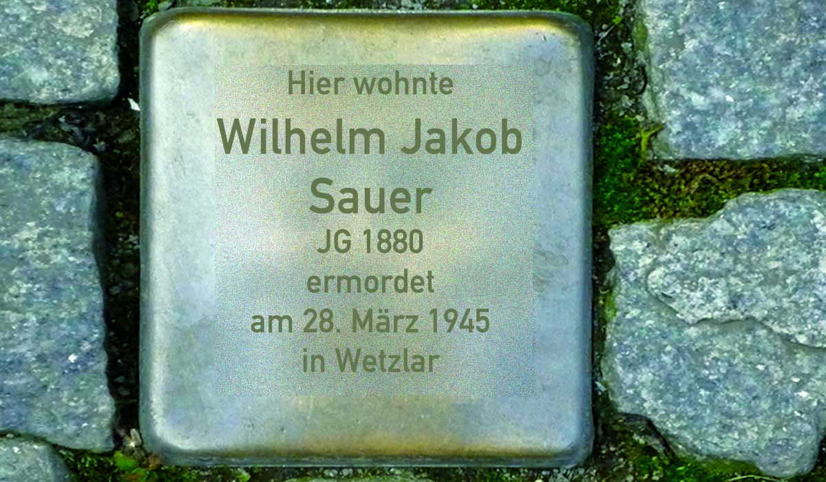 Initiative Stolperstein für Jakob Sauer
