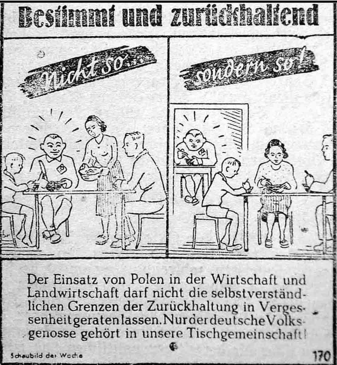 NS-Appell für den Umgang der Deutschen mit polnischen Zwangsarbeitern
