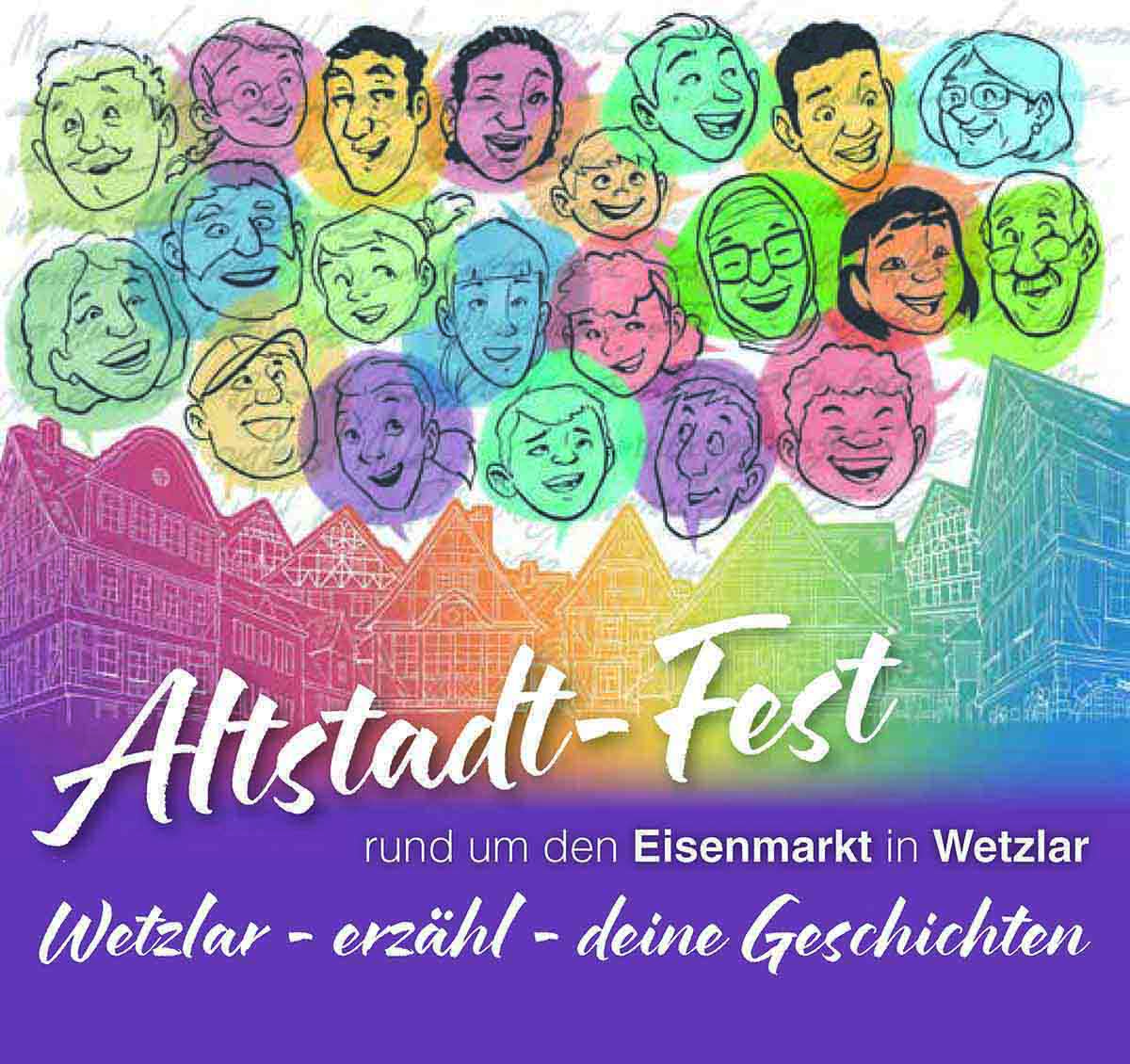 Flyer von wetzlar-solidarisch für die Aktion »Wetzlar-erzähl-Deine Geschichten« am 27.09.2025
