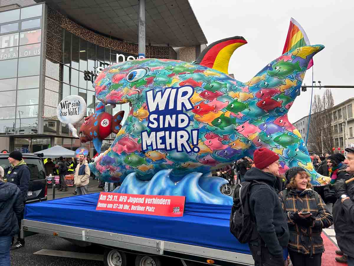 2025-11-29-Giessen-Demo-gegen-AfD-Jugend_019 Gemeinsam für Demokratie und Vielfalt am 29.11.2025 in Gießen