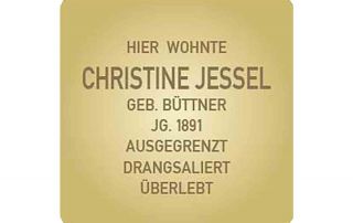 Stolperstein für Christine Jessel