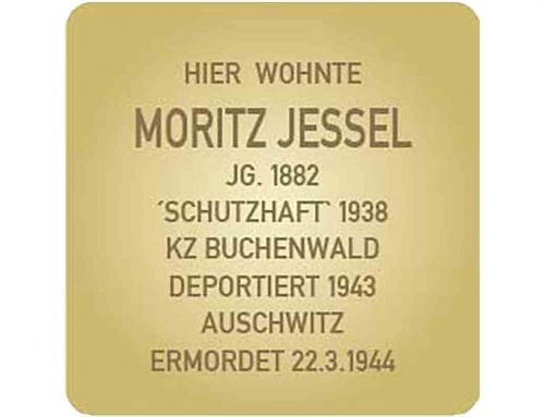 Stolperstein für Moriz Jessel