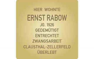 Stolperstein für Heinz Rabow