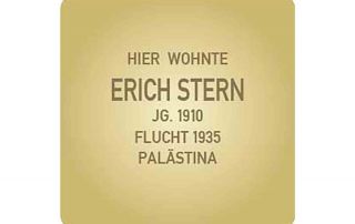 Stolperstein für Erich Stern