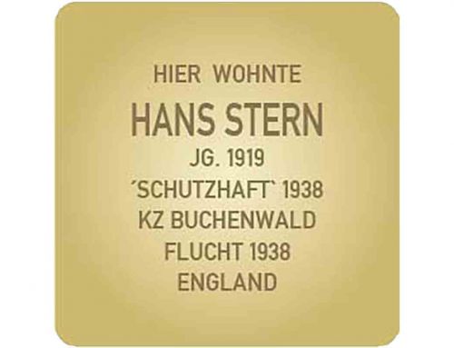 Stolperstein für Hans Stern
