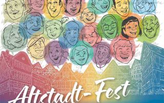 Sharepic zum 5. Altstadtfest von wetzlar.solidarisch. Das Motto: »Wetzlar spielt« am 22.08.2026 rund um den Eisenmarkt